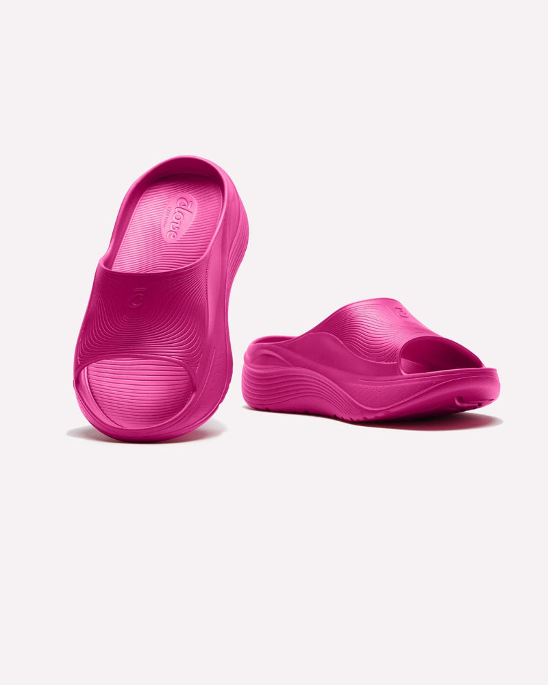 SuperCush Recovery Slide - Neon Pink
