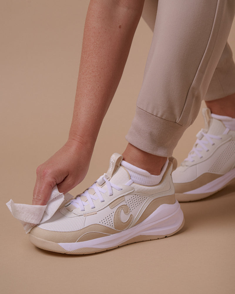 Strada - White / Vintage Tan