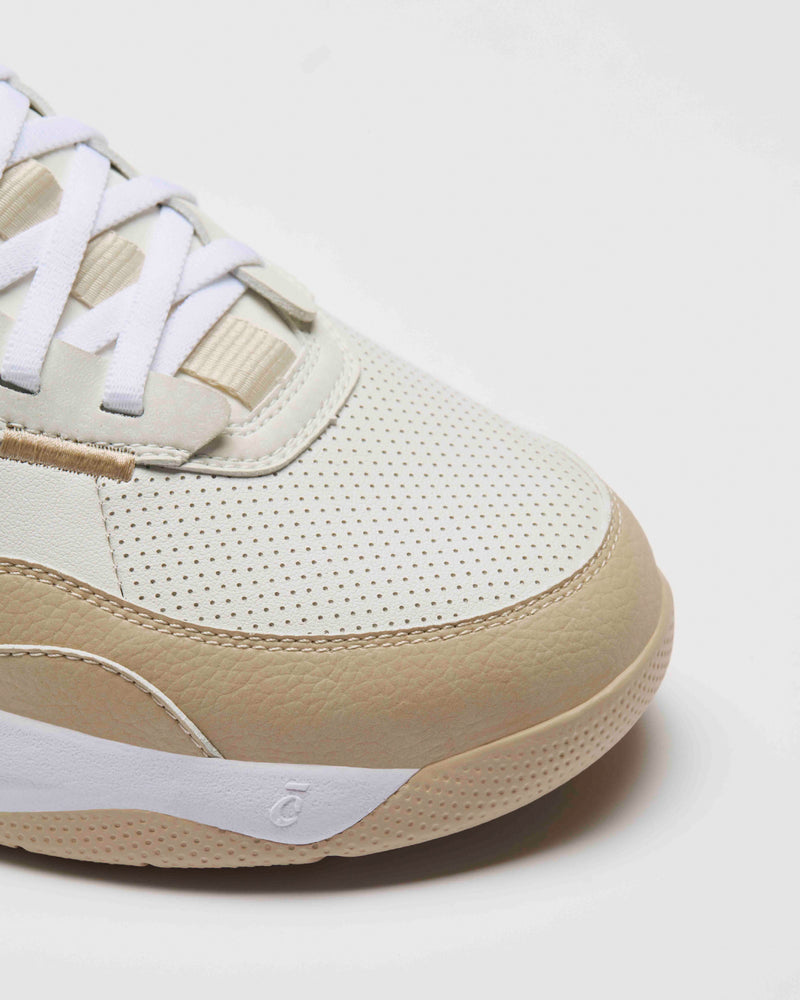 Strada - White / Vintage Tan
